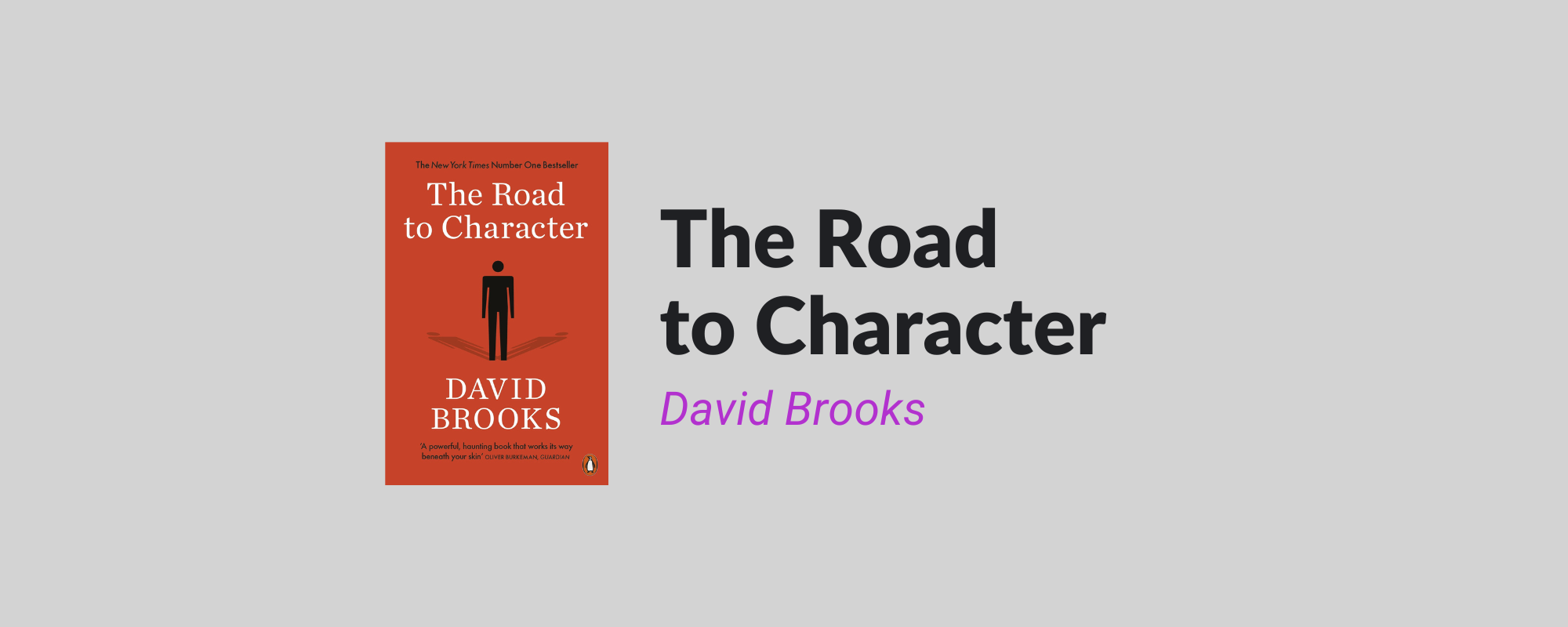 The Road to Character: A Journey Worth Taking